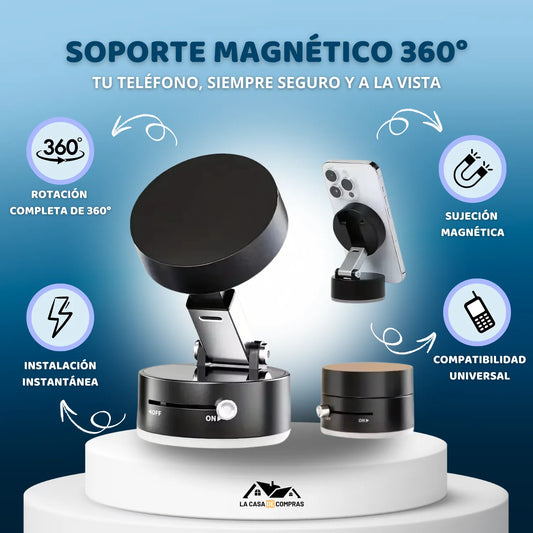 Soporte Magnético al Vacío 360°